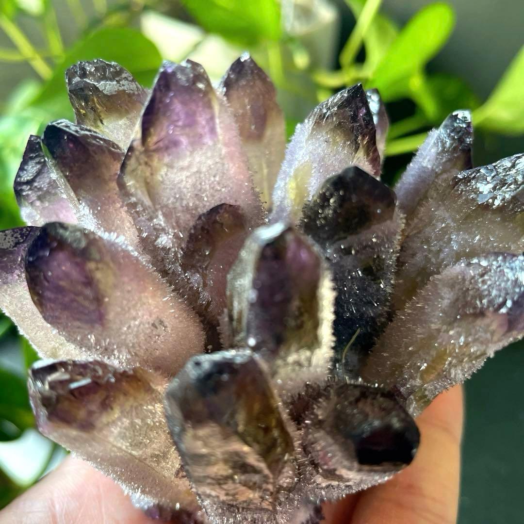 アメシスト、ストロベリークォーツ、ガーデンクォーツのセット