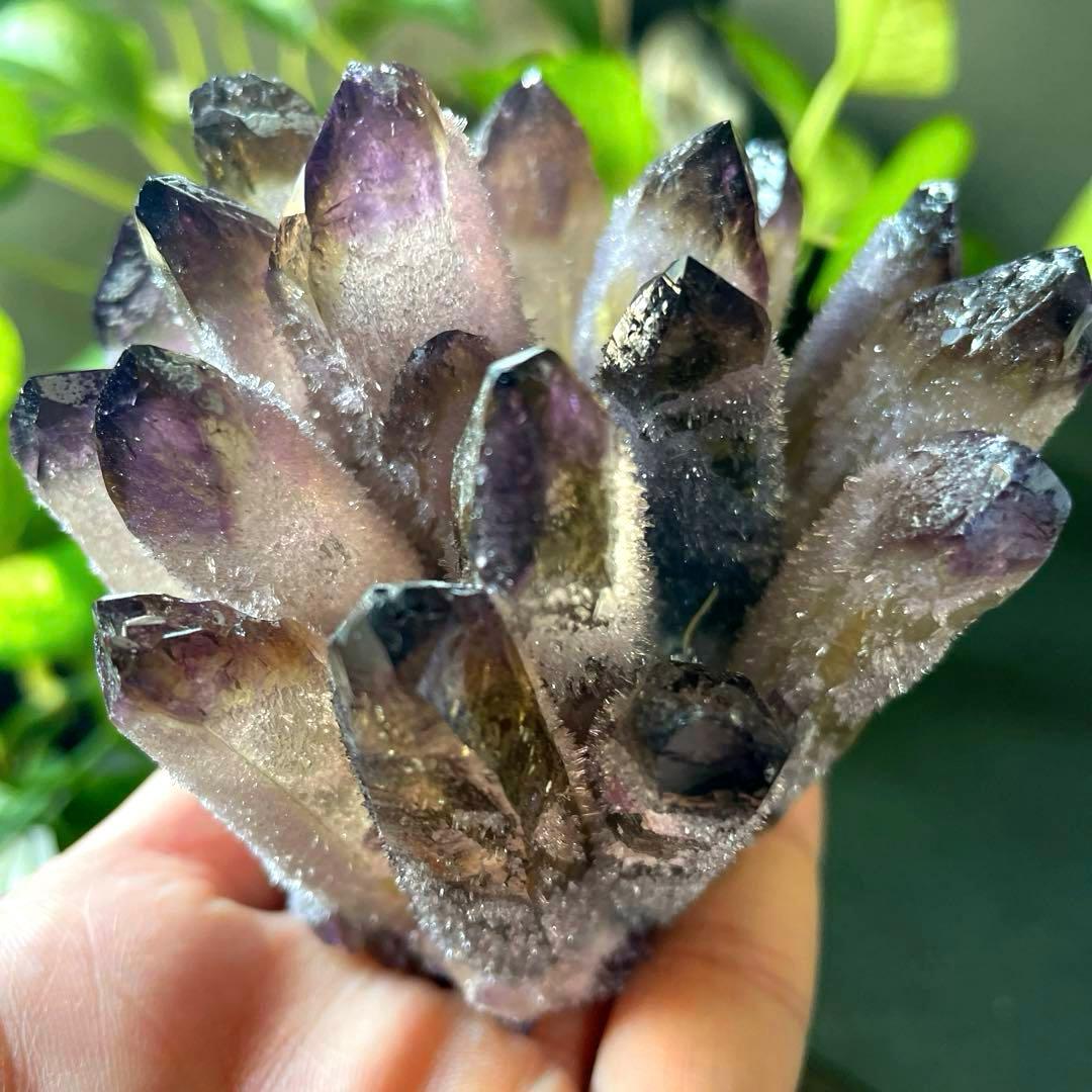 アメシスト、ストロベリークォーツ、ガーデンクォーツのセット