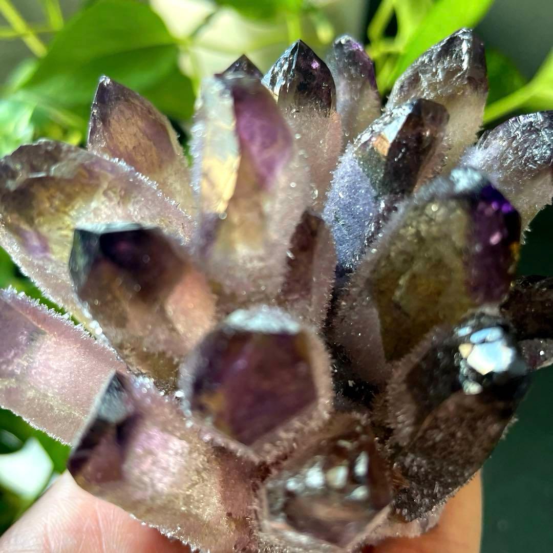 アメシスト、ストロベリークォーツ、ガーデンクォーツのセット