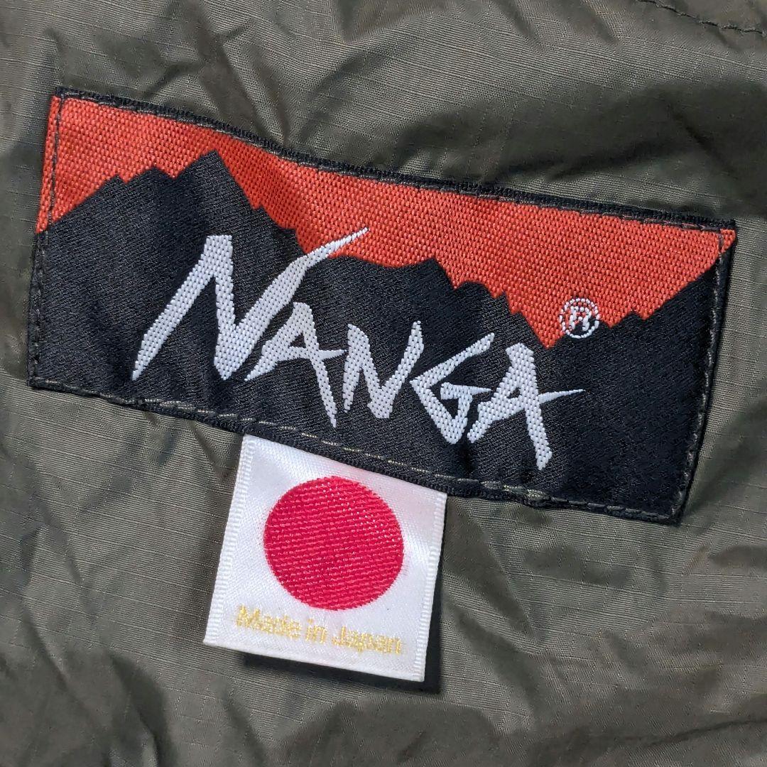 美品 NANGA オーロラ スクエア フット 800 STD スリーピングバッグ