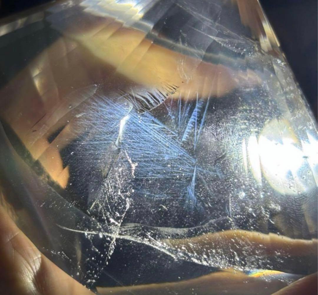 レア　AAA　レムリアンシード　水晶　ブルーラダー　マスタークリスタル　台座付き