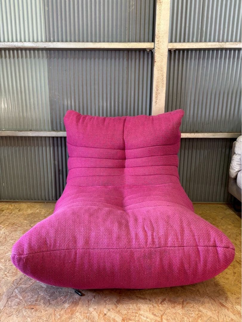 ambient lounge アクスティック シングルソファ ピンク