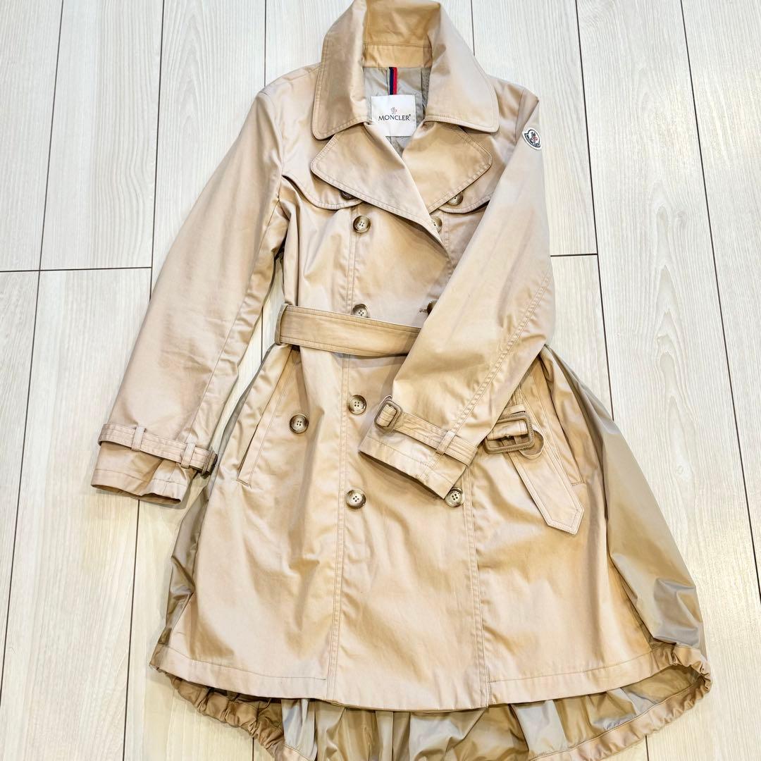 直営店購入　本物　モンクレール　レディース　デザイントレンチコート　1
