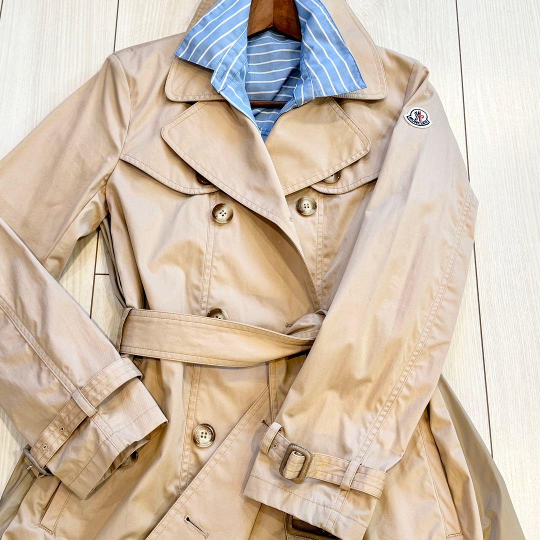 直営店購入　本物　モンクレール　レディース　デザイントレンチコート　1