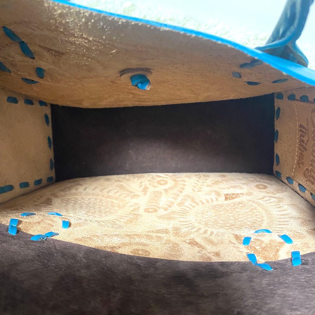 美品✨ カービングトライブス ハンドバッグ トート カットワーク マエストラ