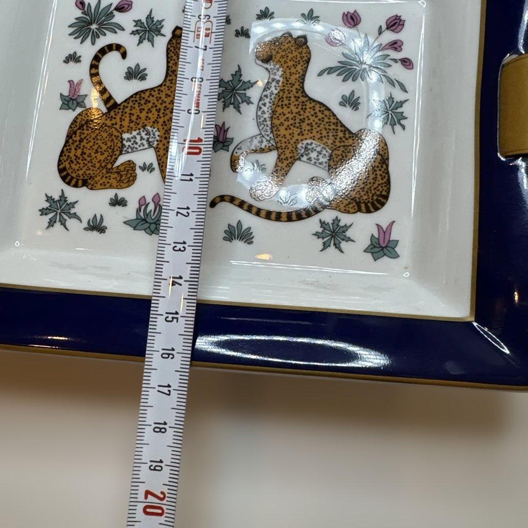 HERMES エルメス レオパード 小物入れ 陶器