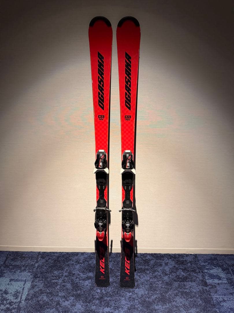 オガサカ KS-NV スキー板 バインディングチューンナップ済み160cm