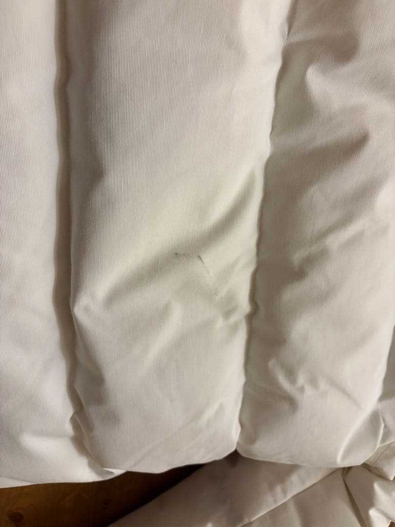 ムースナックルズ ダウンジャケット 2way リアルファー S ホワイト カナダ