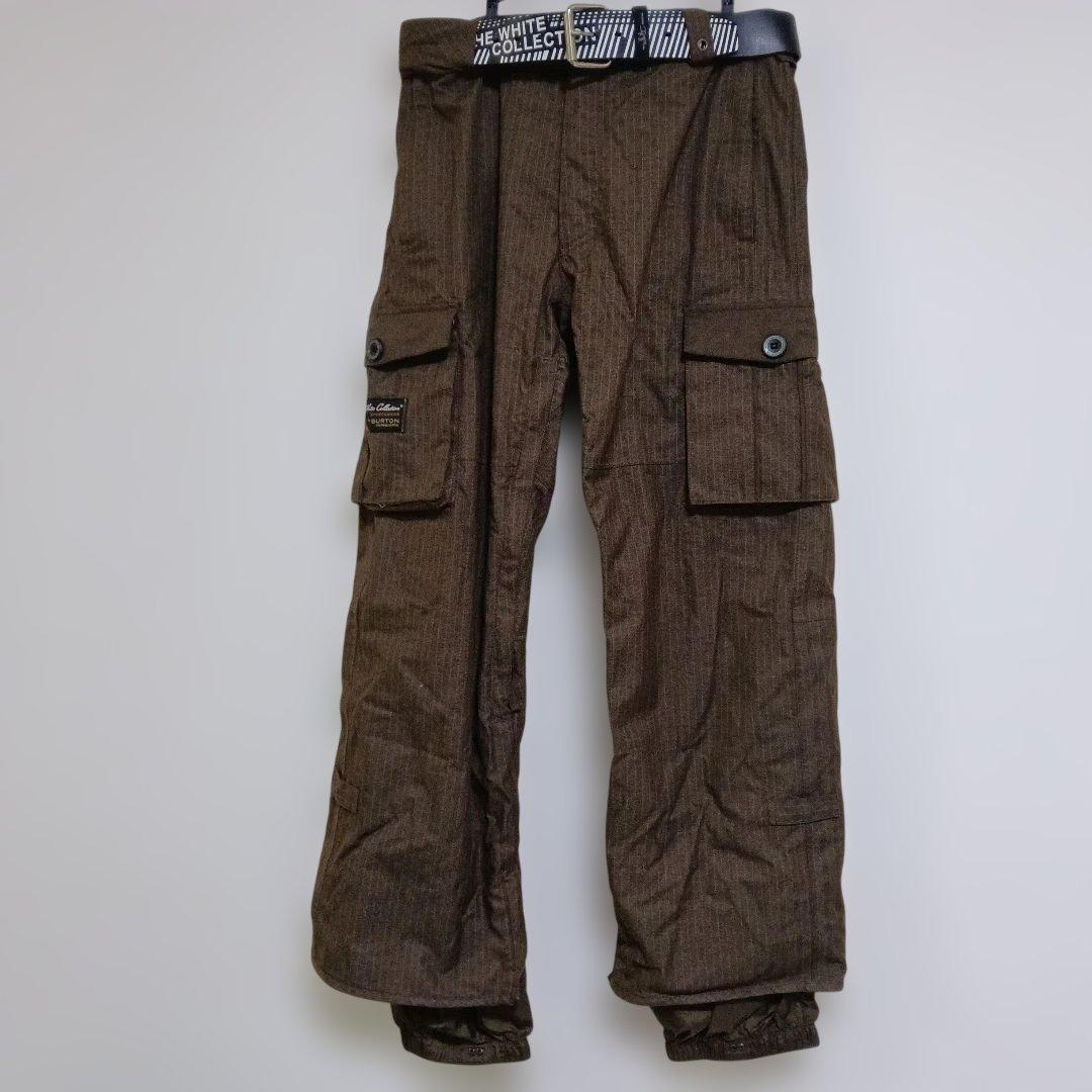 BURTON メンズ スノーボードウェア 上下セット S THE WHITE