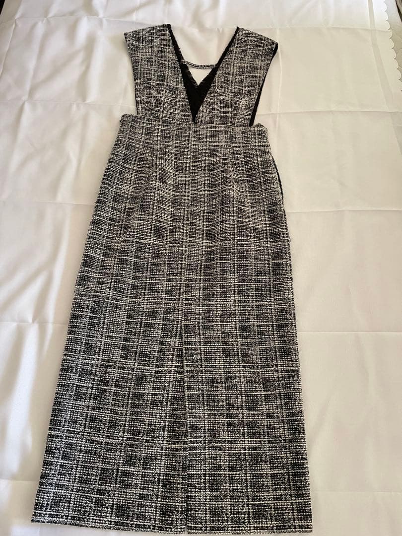 【Apuweiser-riche】ラップツイードジャンスカ