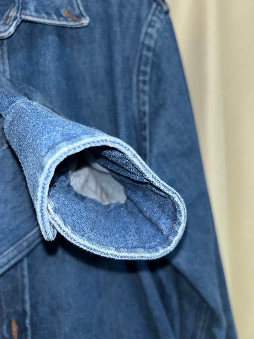 AMI PARIS デニムシャツ ハートロゴ ワンポイント インディゴ