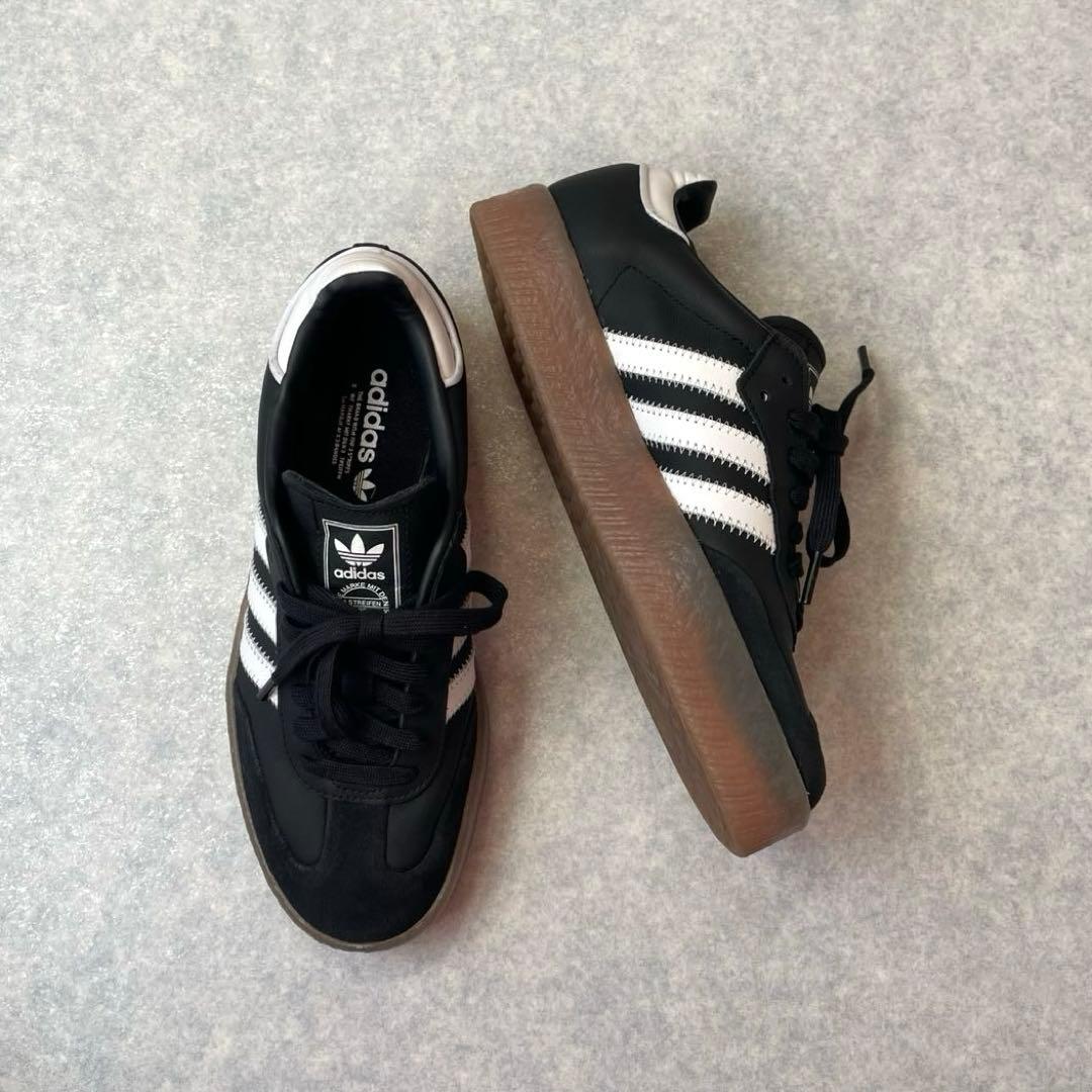 【極美品】adidas SAMBAE W JI1350 厚底 24.5 ブラック