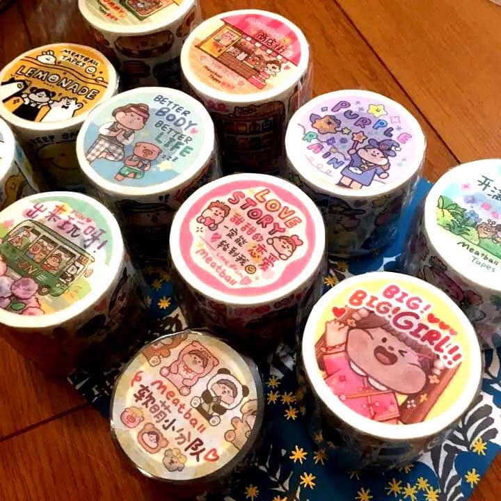 Meatball 肉球 マスキングテープ 11巻 海外マステ