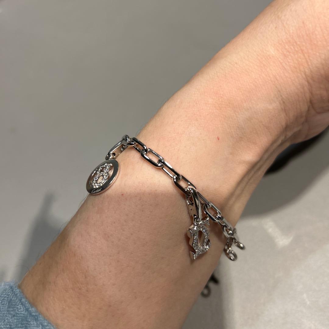 カルティエブレスレット　チャーム3点