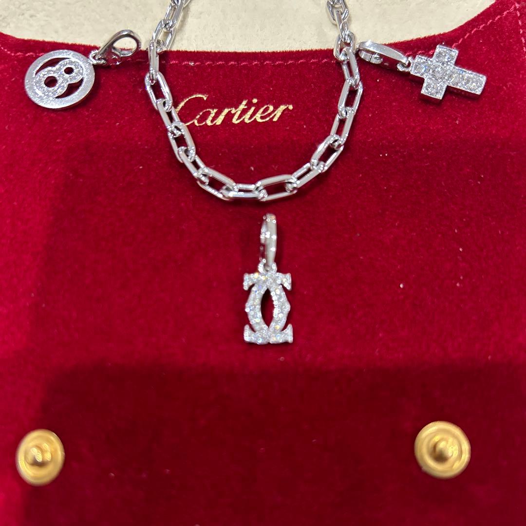 カルティエブレスレット　チャーム3点