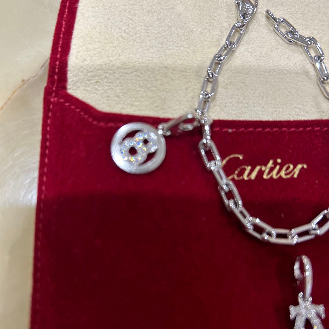 カルティエブレスレット　チャーム3点