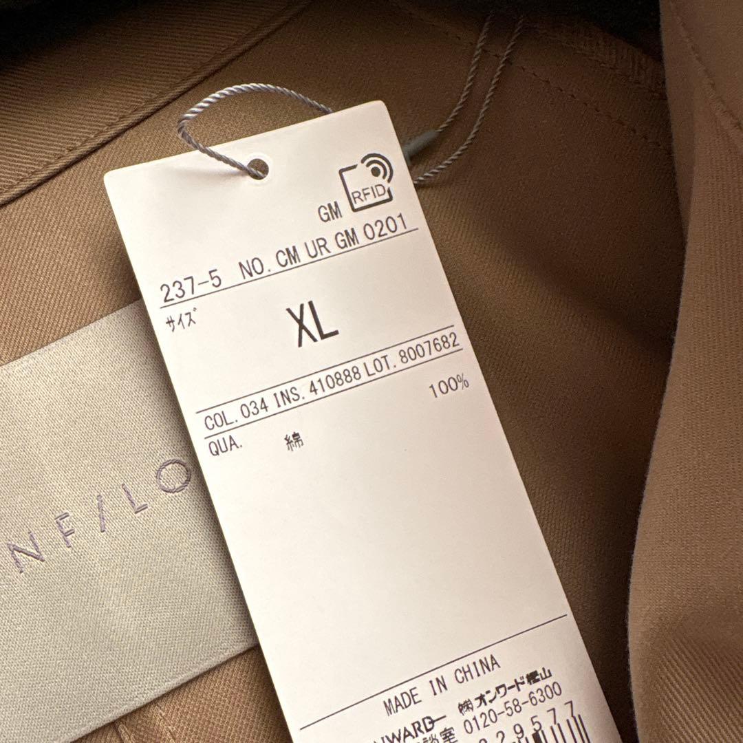 新品　UNFILO L ショート トレンチコート　サイズXL