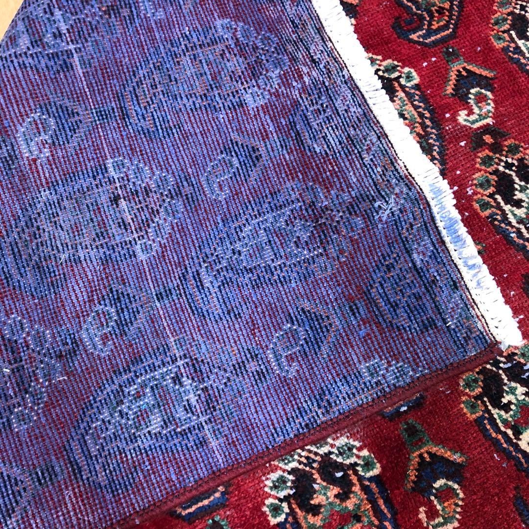 ペルシャ絨毯 ヴィンテージラグ 147×97cm 手織り オールドpersia