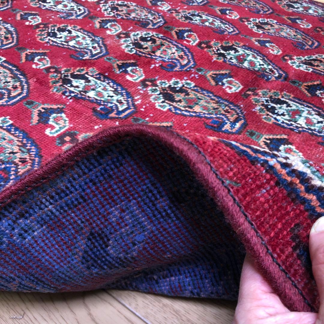 ペルシャ絨毯 ヴィンテージラグ 147×97cm 手織り オールドpersia