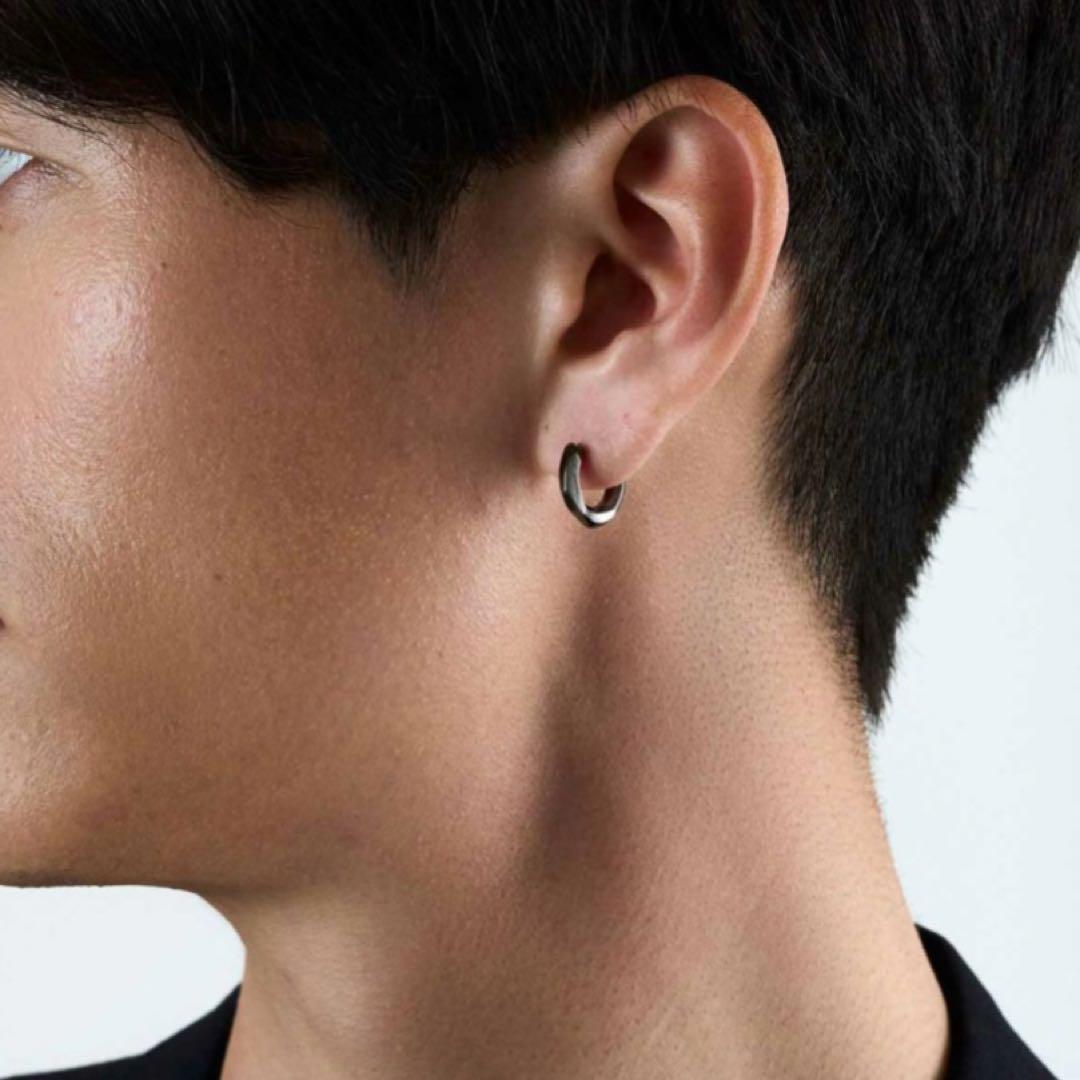 GARNI Crockery Pierce - BLACK フープピアス 片耳用