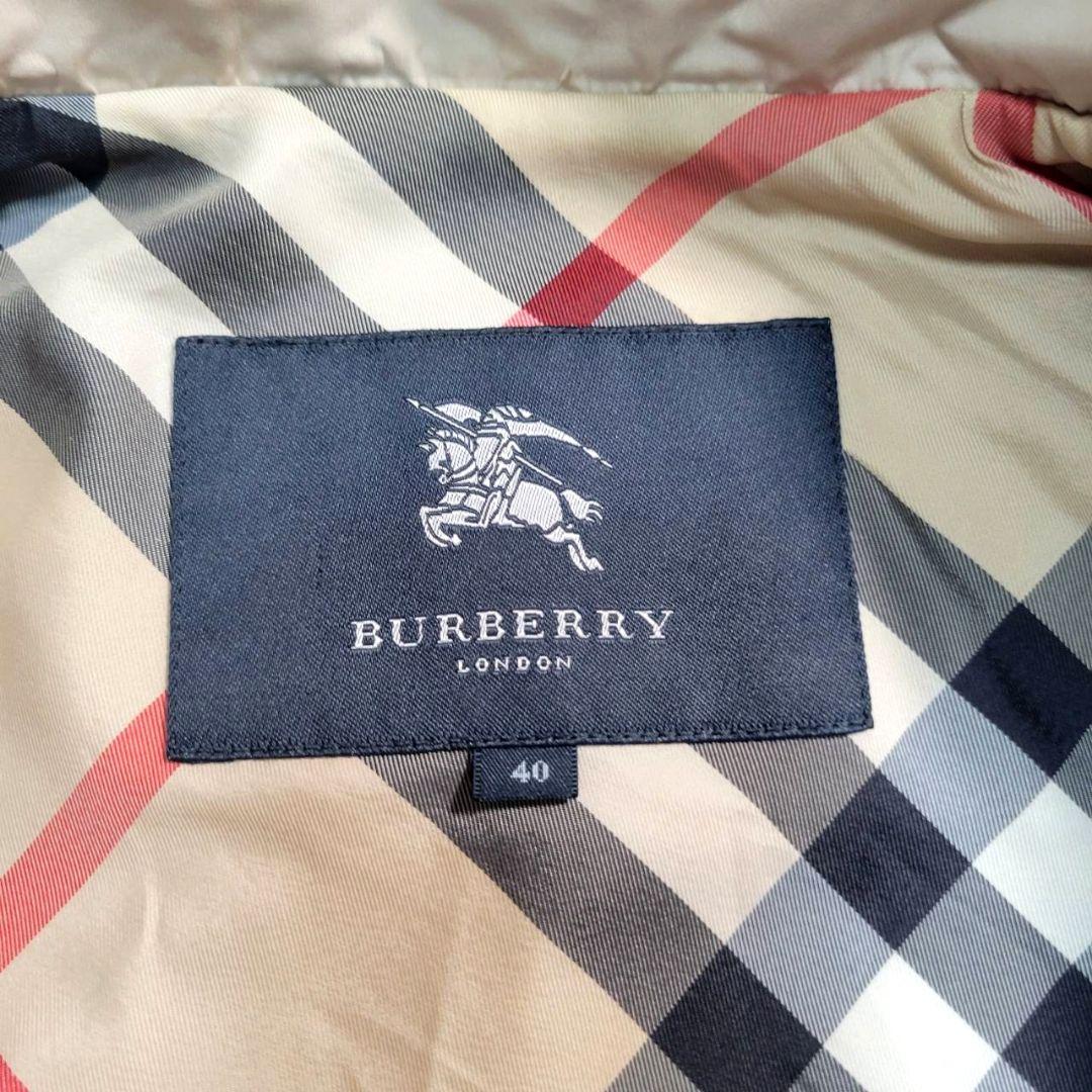 バーバリー　トレンチコート　ベルト　ノバチェック　ベージュ　L　レインコート