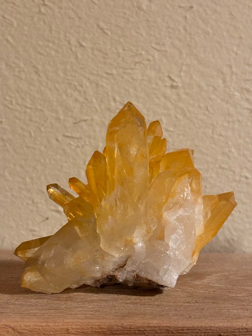 天然のオーラ　黄金の治癒者　ゴールデンヒーラー　水晶　クラスター　アーカンソー産