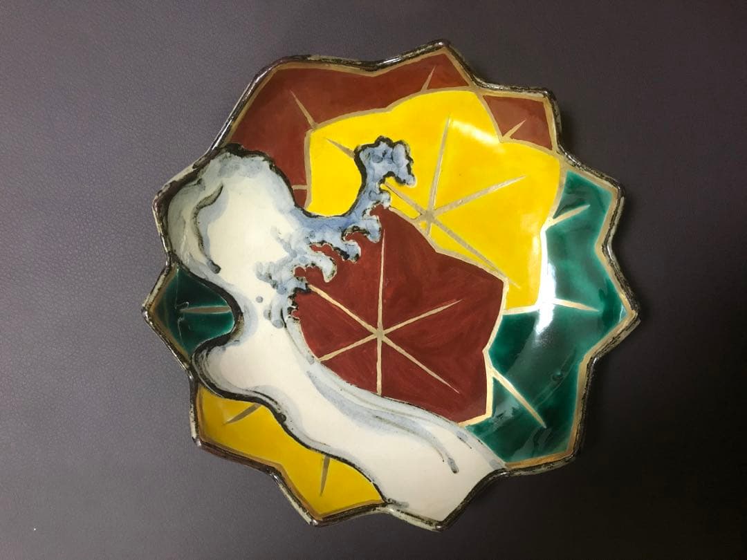 乾山　竜田川　向付　5枚揃