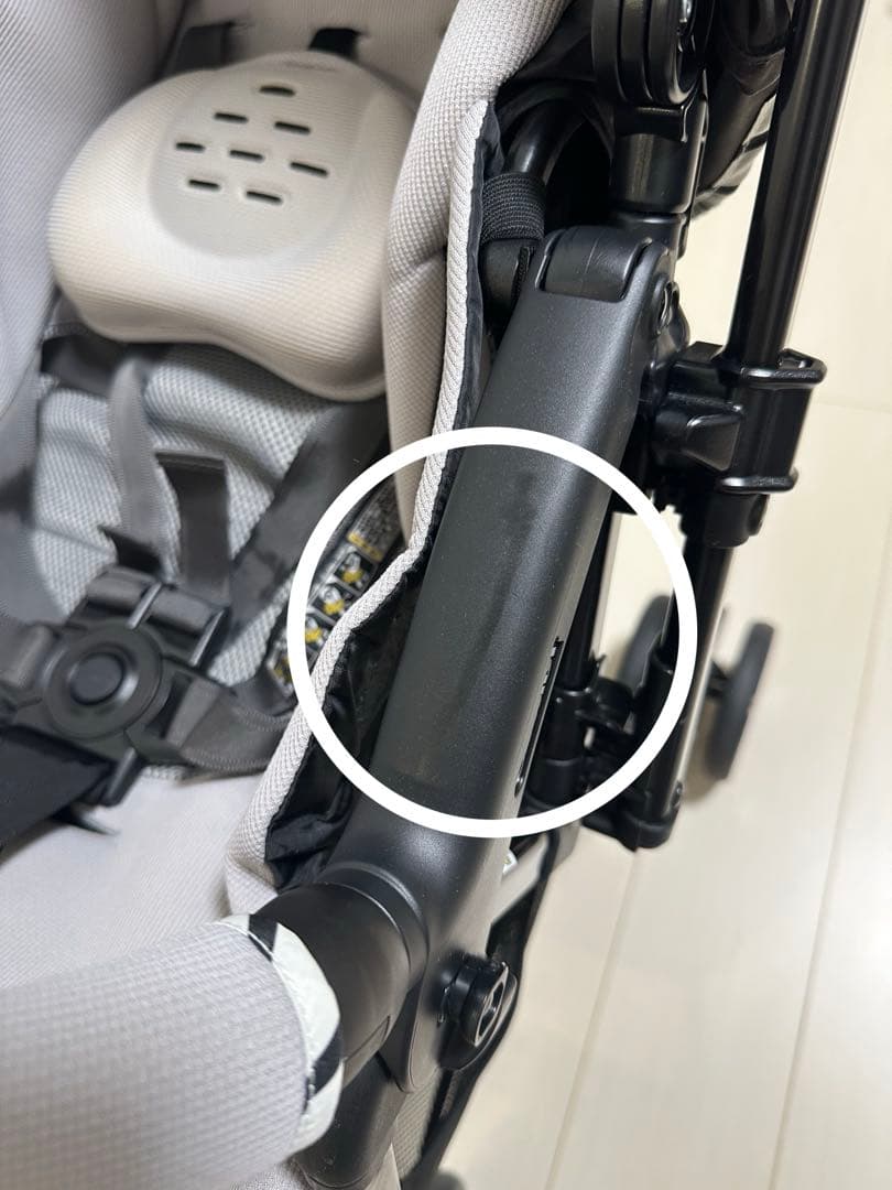 【Combi コンビ】ベビーカー スゴカルハンディ エッグショック グレー