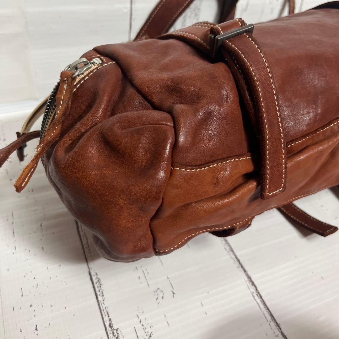 REALMIND LILY FORO リアルマインド　ミニボストン 馬革　ヌメ