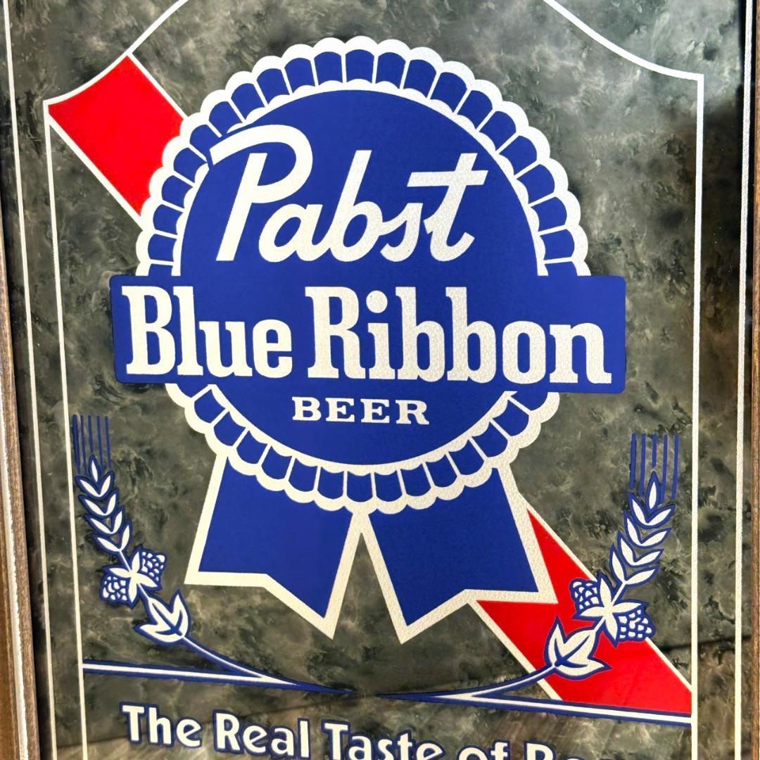 Pabst Blue Ribbon パブスト パブミラー 鏡 ミラー ビンテージ