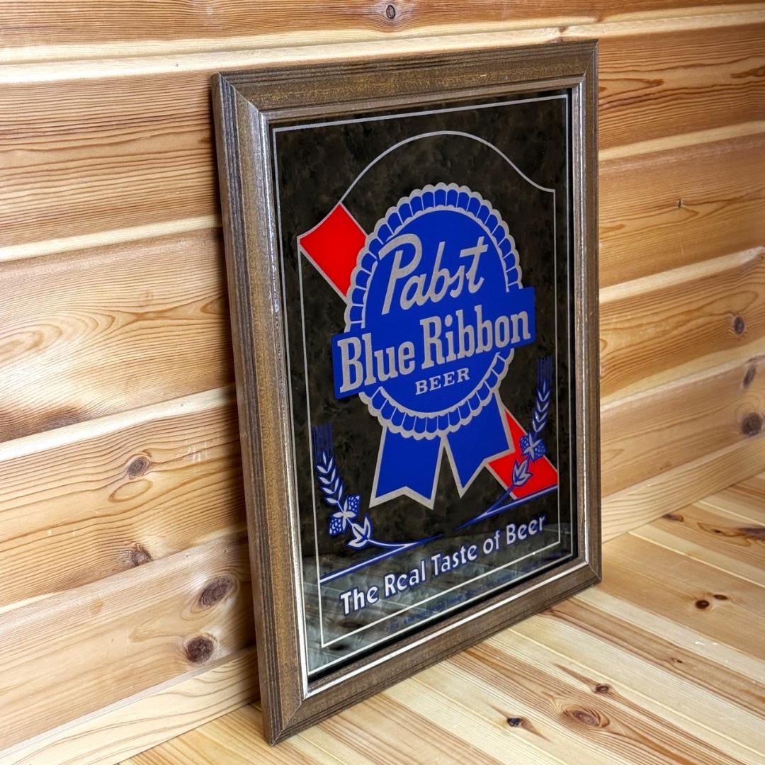 Pabst Blue Ribbon パブスト パブミラー 鏡 ミラー ビンテージ