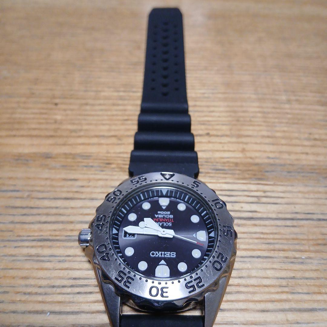 ケ*5様 SEIKO 【稼働品】ソーラー　200m ダイバーズウォッチ