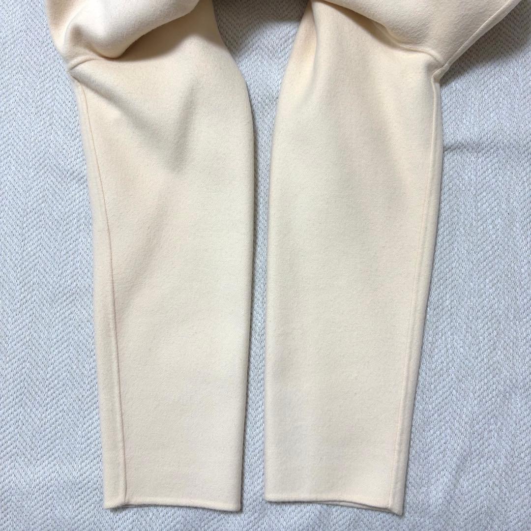 美品 Theory セオリー カシミヤ ウール チェスターコート アイボリー