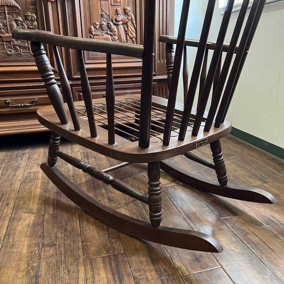 k365r120 和製ヴィンテージ ロッキングチェア 座面クッションなし