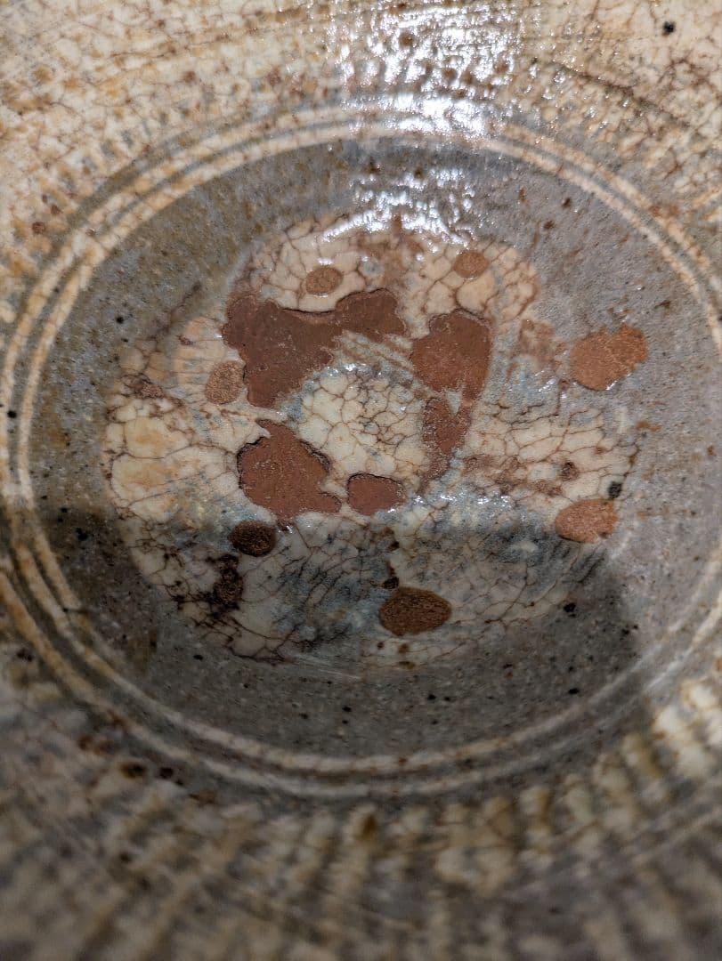 最終値下げ！　時代物　李朝　三島　高麗　平茶碗　夏茶碗　古美術品