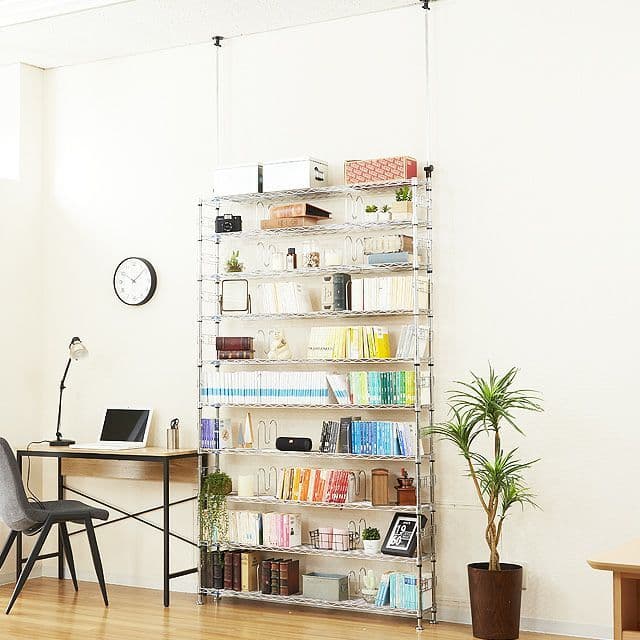 Luminousルミナス棚板幅約120cm✕5枚、サポート柵&ディバイダ付き