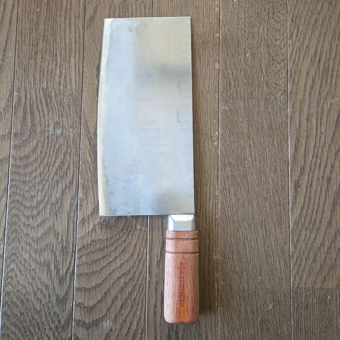 東京　杉本　中華包丁 　6番　薄刃　前菜、板仕込みよう