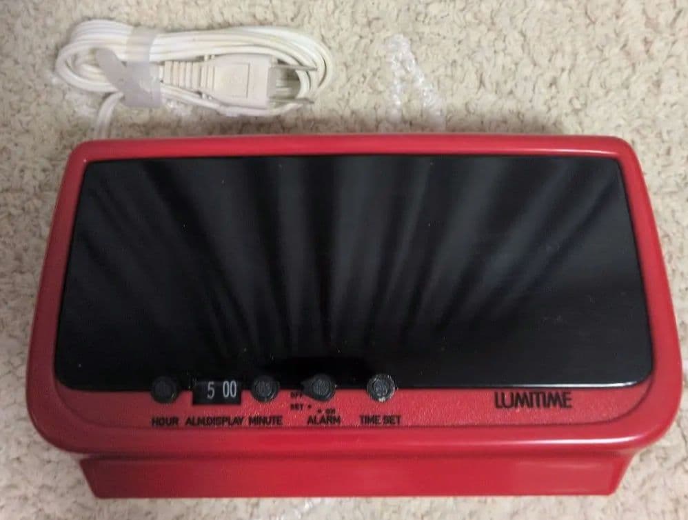 田村電気　ルミタイム　LUMITIME KT-10N　置き時計