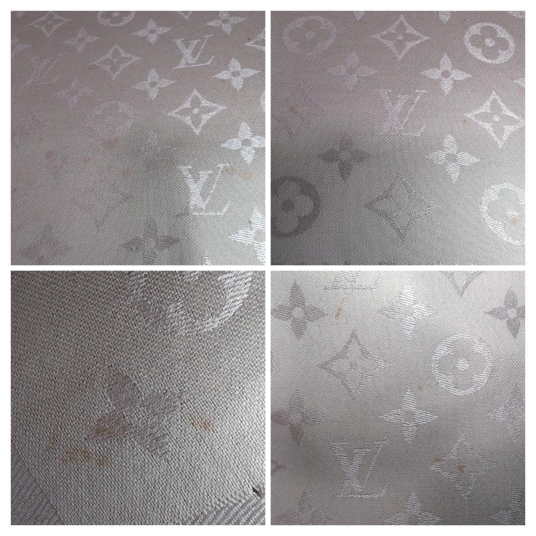 グレージュ LOUIS VUITTON モノグラム 大判ストール 伊 d118
