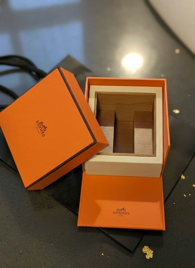 【極希少】エルメス 純正 時計用 ウッドボックス （内側部分 ）保存箱