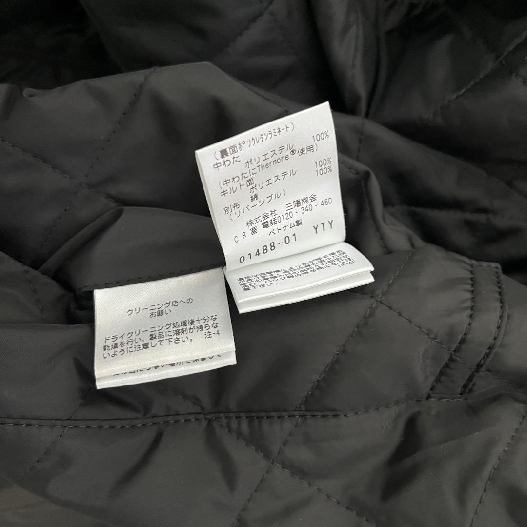 マッキントッシュフィロソフィー サーモア リバーシブル ステンカラーコート 38