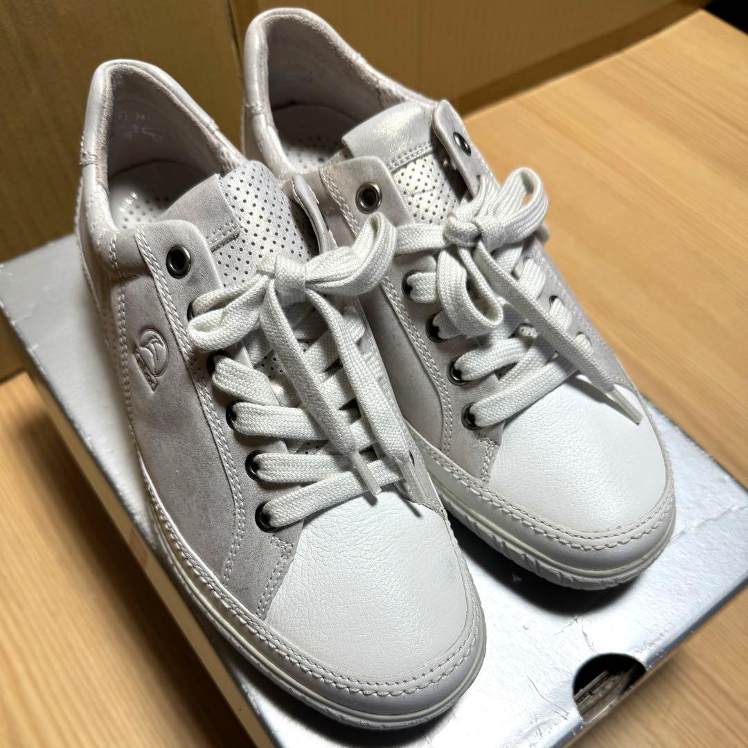 新品未使用 GABOR ガボール スニーカー グレー 24cm