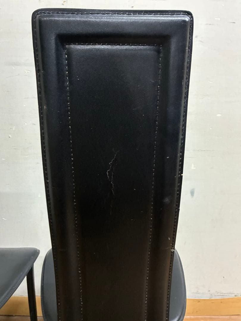 管437☆IDC大塚家具☆本革☆ハイバックチェアー☆イタリア製