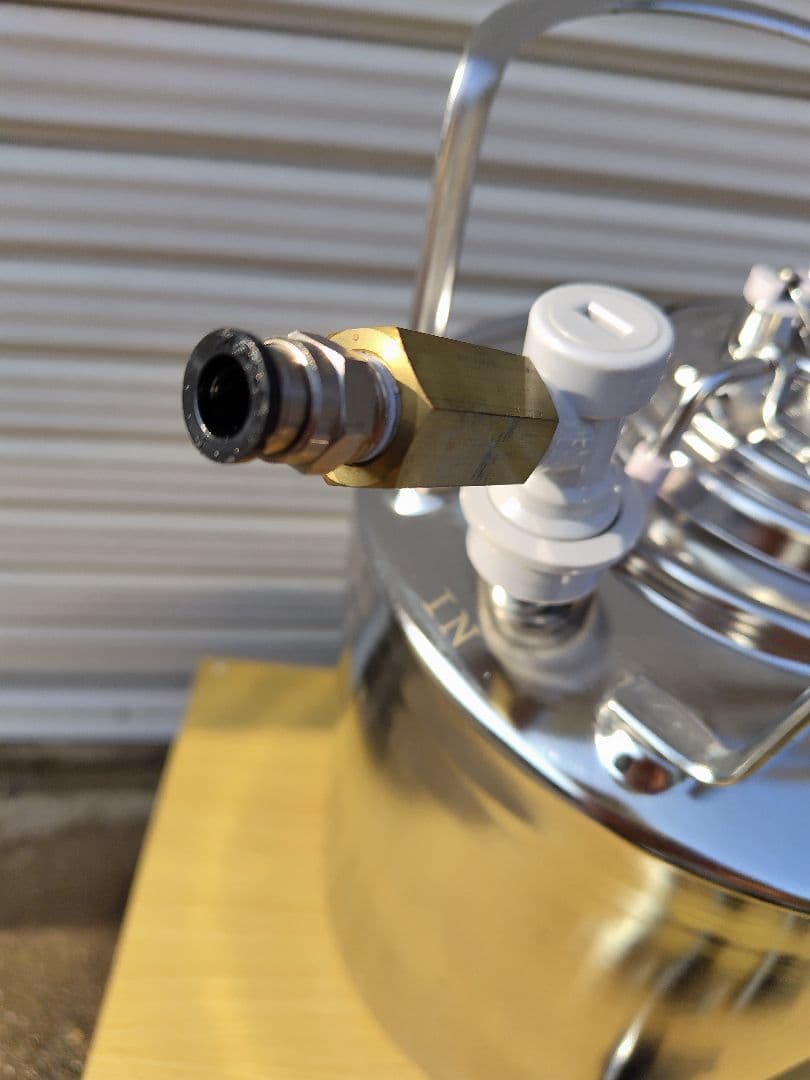 【ほぼ未使用】ビール用ステンレスケグ(タンク)2個組 醸造、ビールサーバーにも