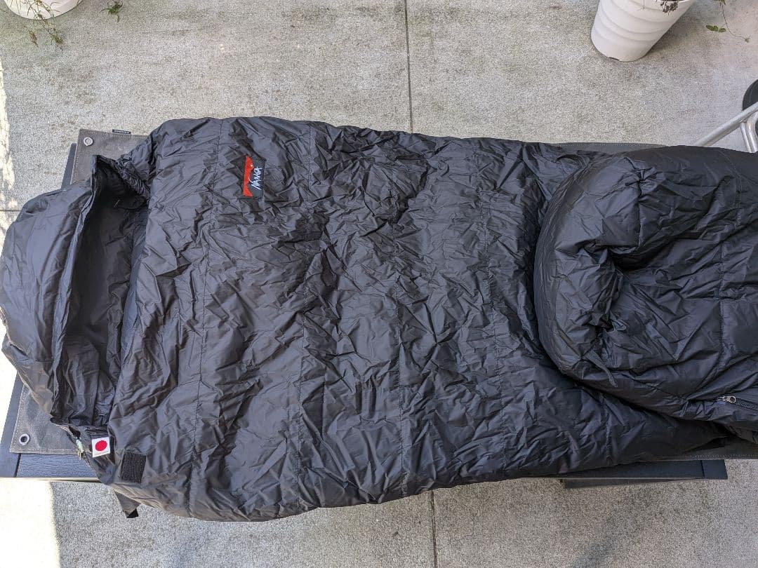 NANGA 日本製シュラフ/AURORA 600DX/レギュラー/オールブラック