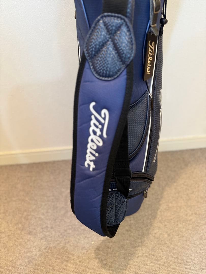 タイトリスト　キャディバッグ　ネイビー