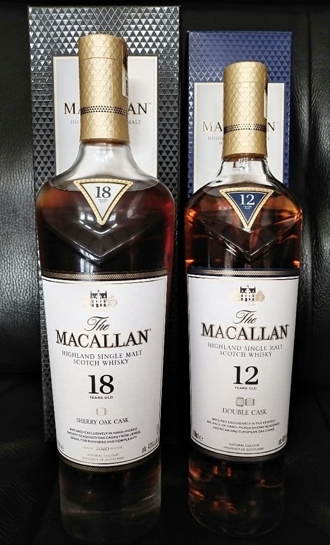 SUNTORY ザマッカラン18年 シェリーオークカスク & ダブルカスクセット