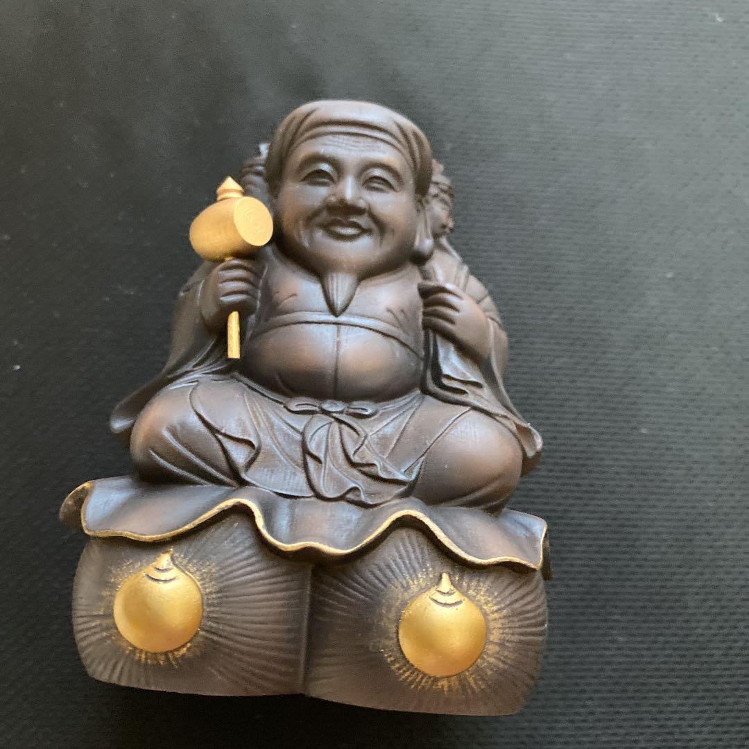 仏像❤️超激レア❤️三面大黒天最強開運日に信貴山にて祈祷済み