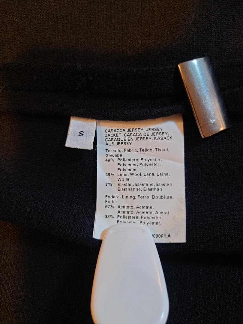 再値下げ☆新品タグ付き☆MARINA RINALDI ウールジャージーコート黒