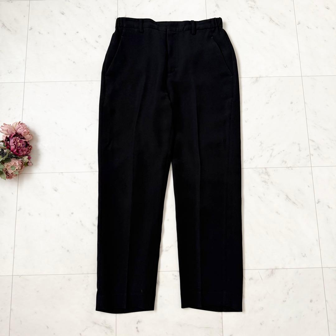 人気❤️ユナイテッドアローズ　パンツスーツ　ノーカラージャケット　ブラック　L